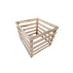 CENTRALE BRICO Composteur en mélèze - 950 x 950 x 900