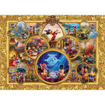 Schmidt Puzzle 2000 pièces : Thomas Kinkade : Mickey et Minnie, Collage de rêve, Disney