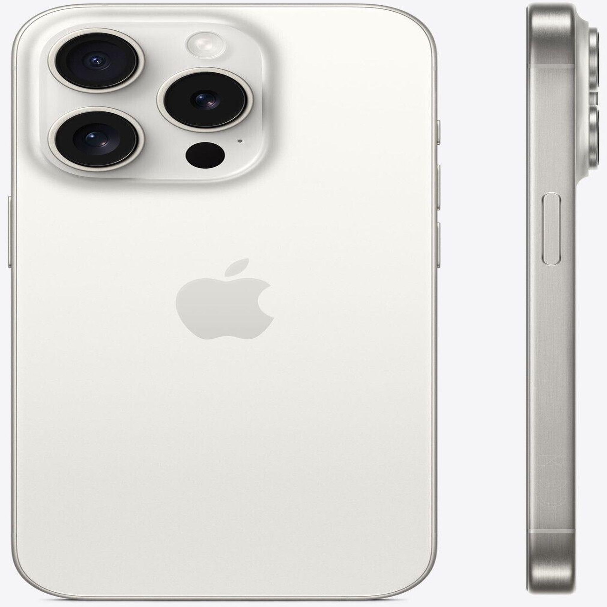 Voir la diapositive 3 : APPLE iPhone 15 Pro Reconditionné 128 Go - Grade C - Titane blanc