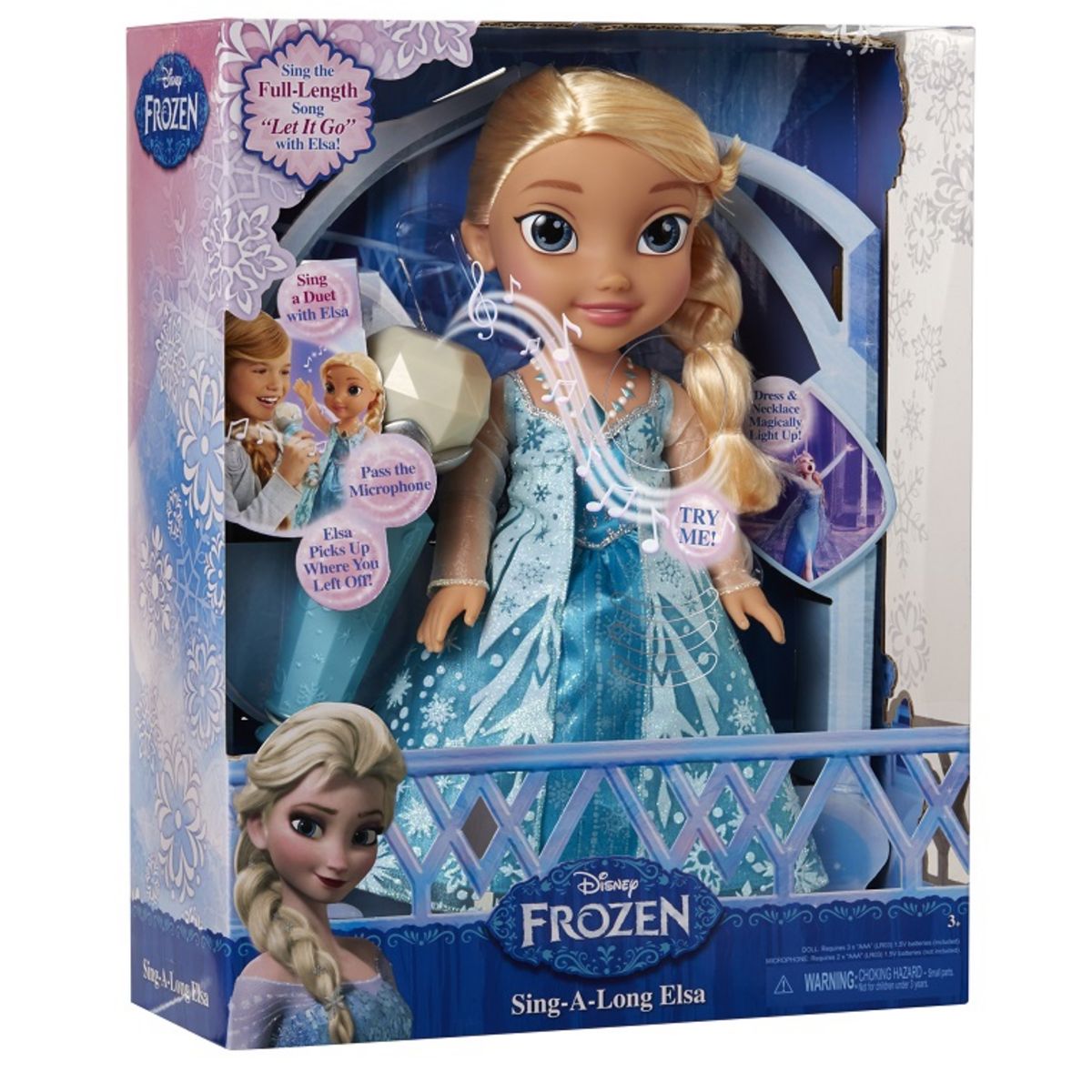 TALDEC Poupée chante avec Elsa - La Reine des Neiges