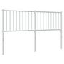 Voir la diapositive 2 : VIDAXL Tete de lit metal blanc 160 cm