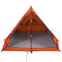 Voir la diapositive 5 : VIDAXL Tente de camping en forme de A 2 personnes gris impermeable