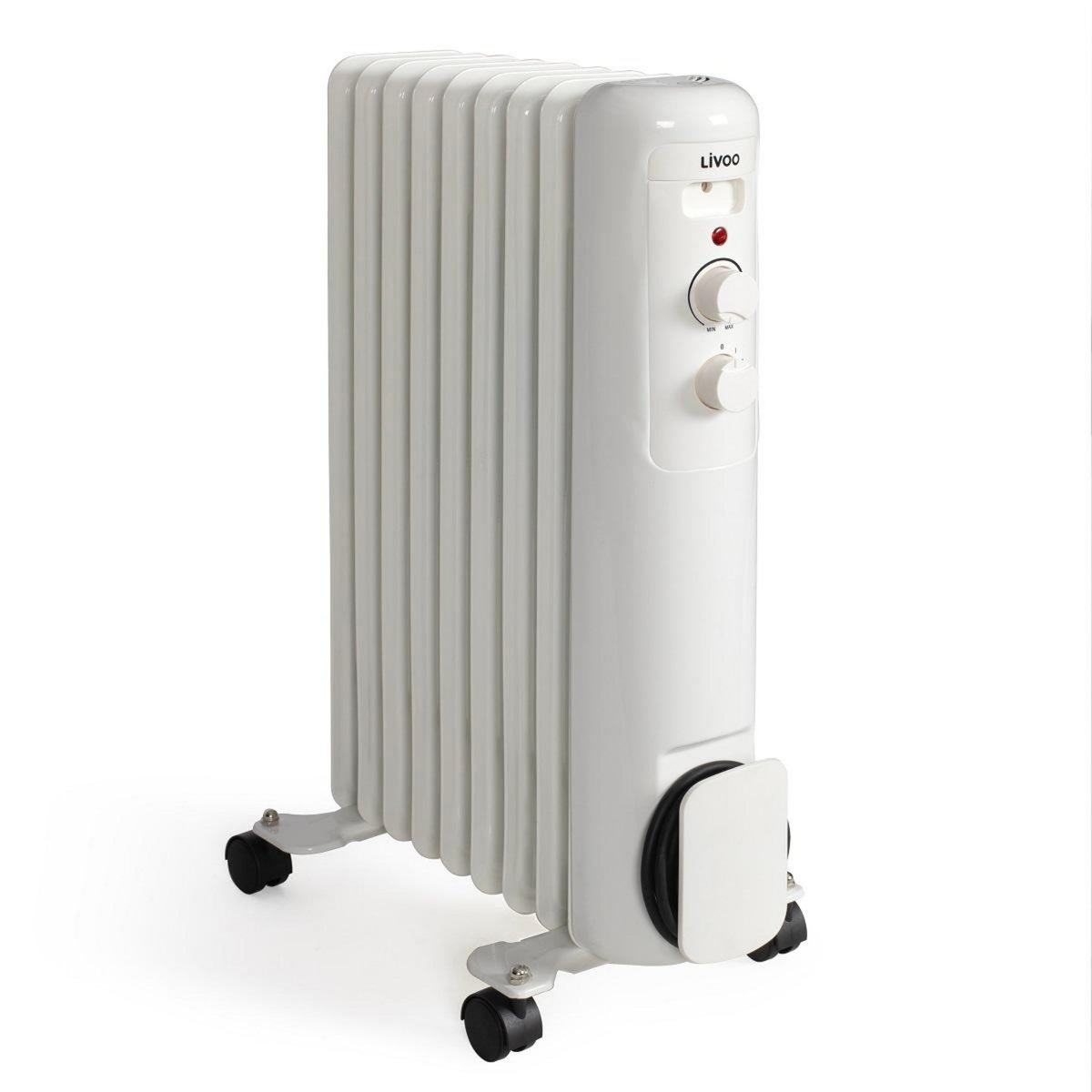 LIVOO Radiateur bain d'huile 2000w blanc - DOM502W