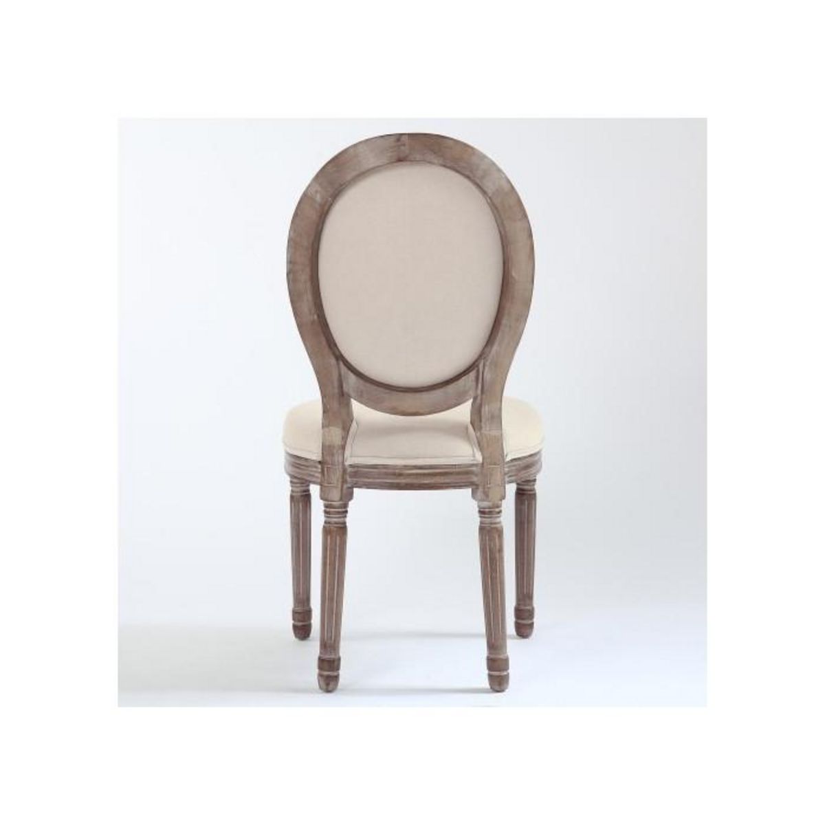 Paris Prix Lot de 20 Chaises Médaillon  Versailles  96cm Beige