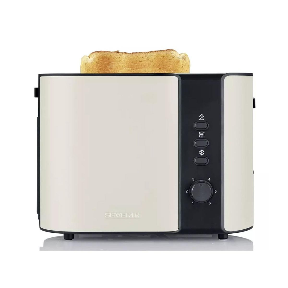 SEVERIN Grille-pains 2 fentes 800w beige/noir - AT9576