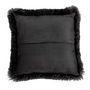 Voir la diapositive 2 : Paris Prix Coussin Déco  Peau de Mouton  40x40cm Gris Foncé