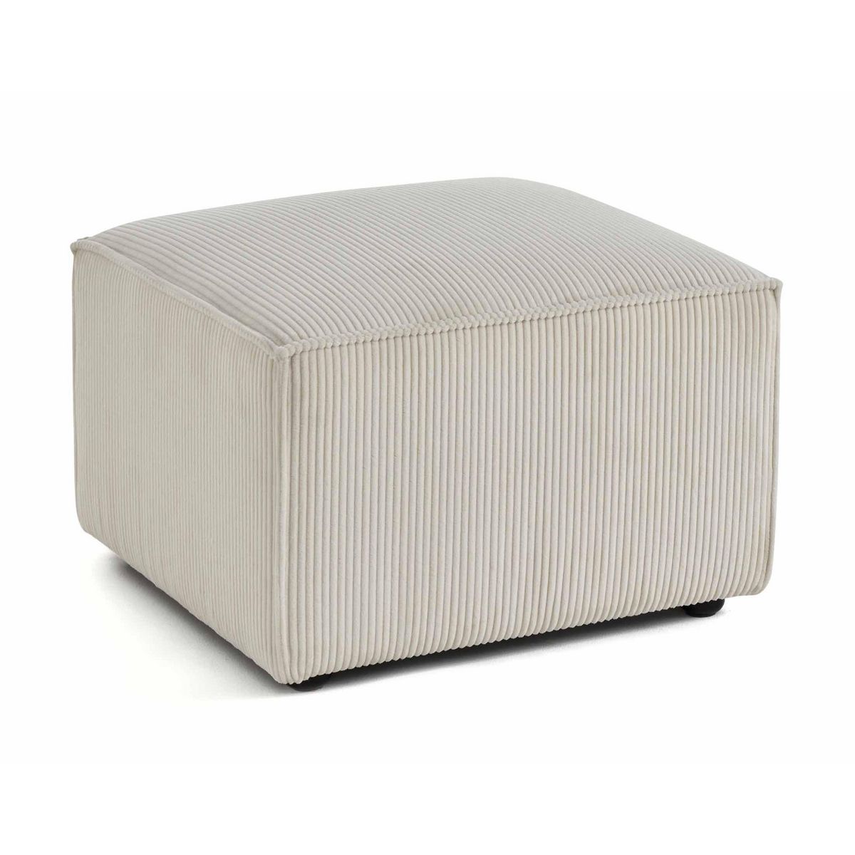 LISA DESIGN Arty - pouf d'appoint - en velours côtelé