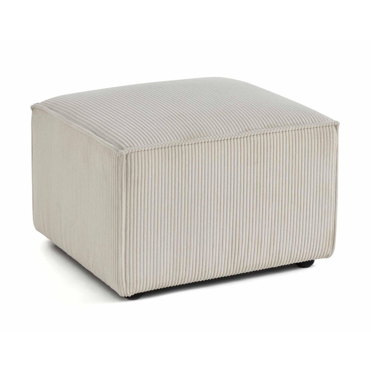 LISA DESIGN Arty - pouf d'appoint - en velours côtelé