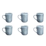 BJORN Mug CLOUD 40cl - 6 pièces - Gris orage