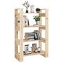 Voir la diapositive 4 : VIDAXL Bibliotheque/Separateur de piece 80x35x125 cm Pin massif