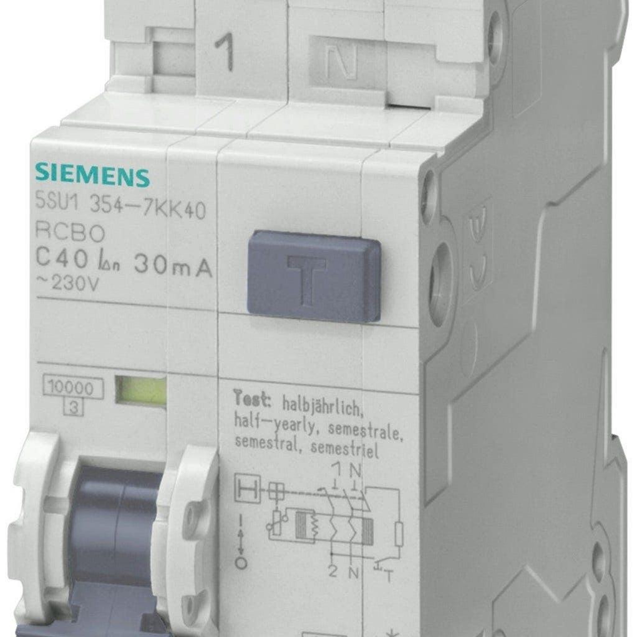 Siemens Disjoncteur différentiel courbe c 10 a-5su1354-4kk10