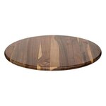 SECRET DE GOURMET Plat de Présentation Tournant  Acacia  50cm Marron