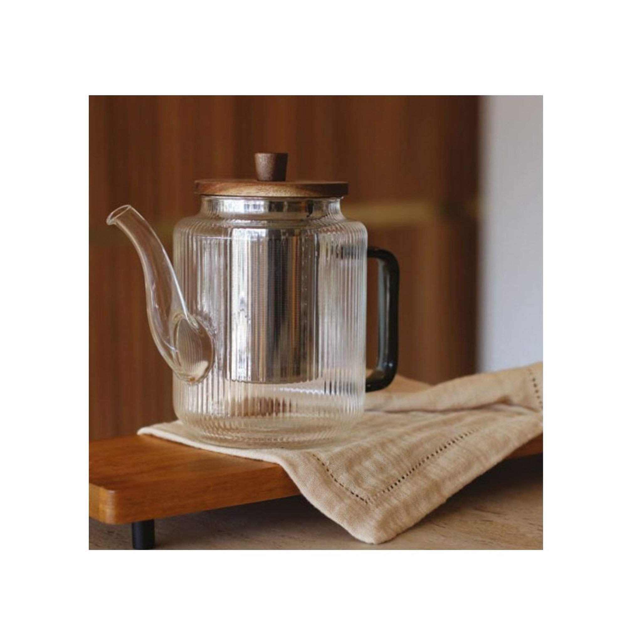 Voir la diapositive 2 : OGO LIVING Théière 1.2l verre transparent - 7912206