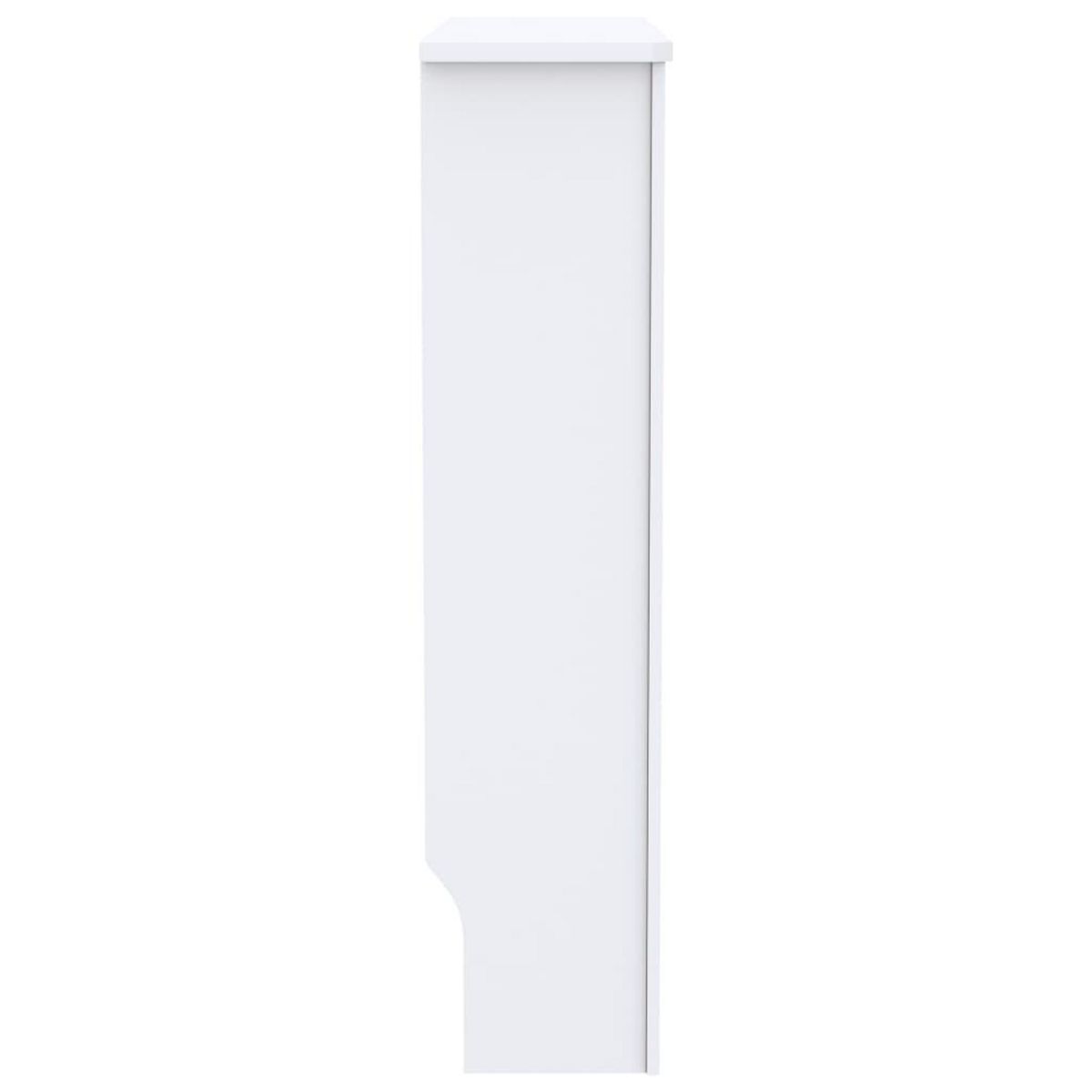 VIDAXL Cache-radiateur MDF Blanc 78 cm