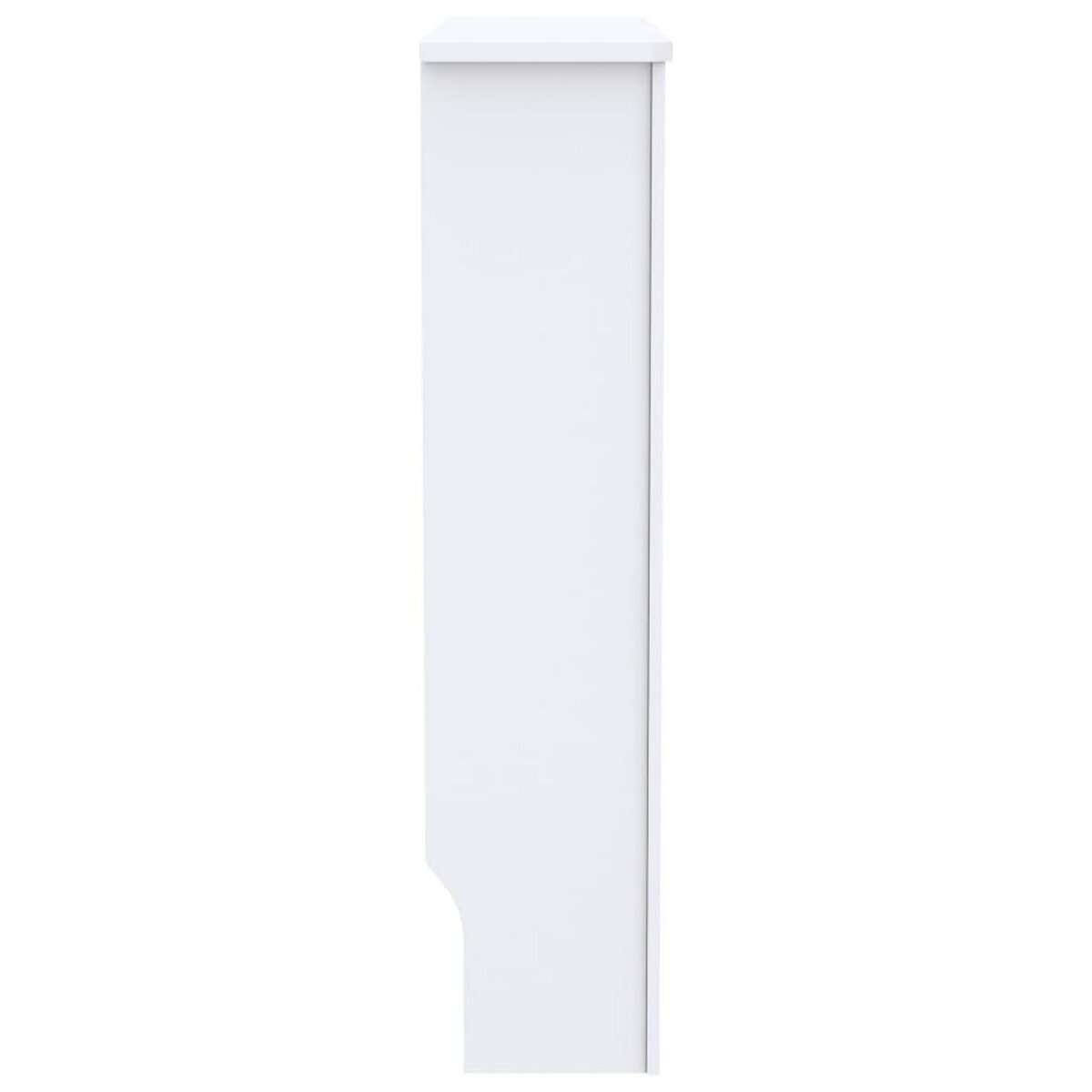 VIDAXL Cache-radiateur MDF Blanc 78 cm