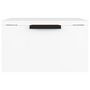 Voir la diapositive 3 : VIDAXL Table de chevet murale blanc 34x30x20 cm