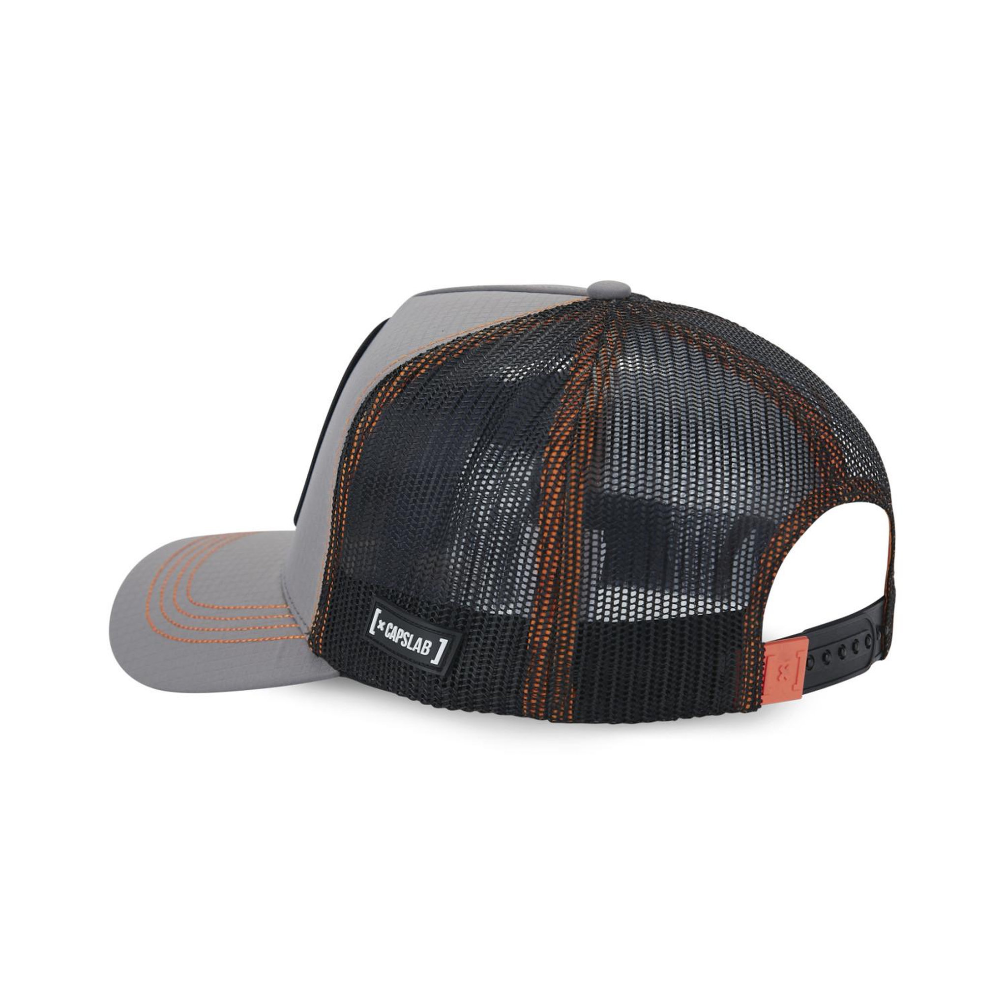 Voir la diapositive 4 : CAPSLAB Casquette homme trucker finition prémium Dragon Ball Z Gohan