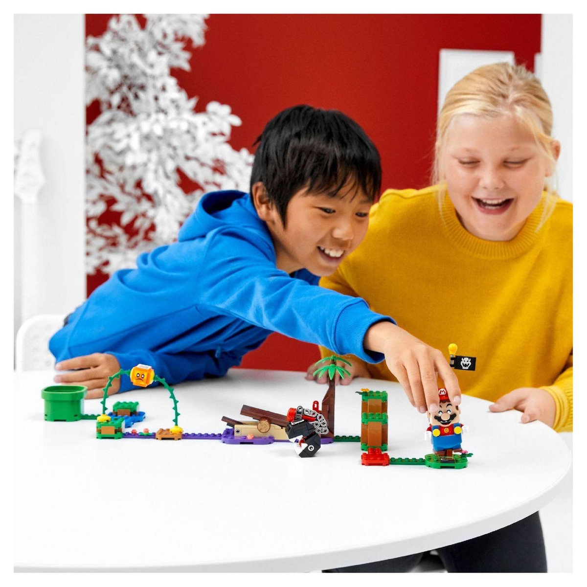 LEGO Super Mario 71381 Ensemble d'extension La rencontre de Chomp dans la jungle