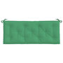 Voir la diapositive 4 : VIDAXL Coussin de banc de jardin vert 120x50x7 cm tissu oxford