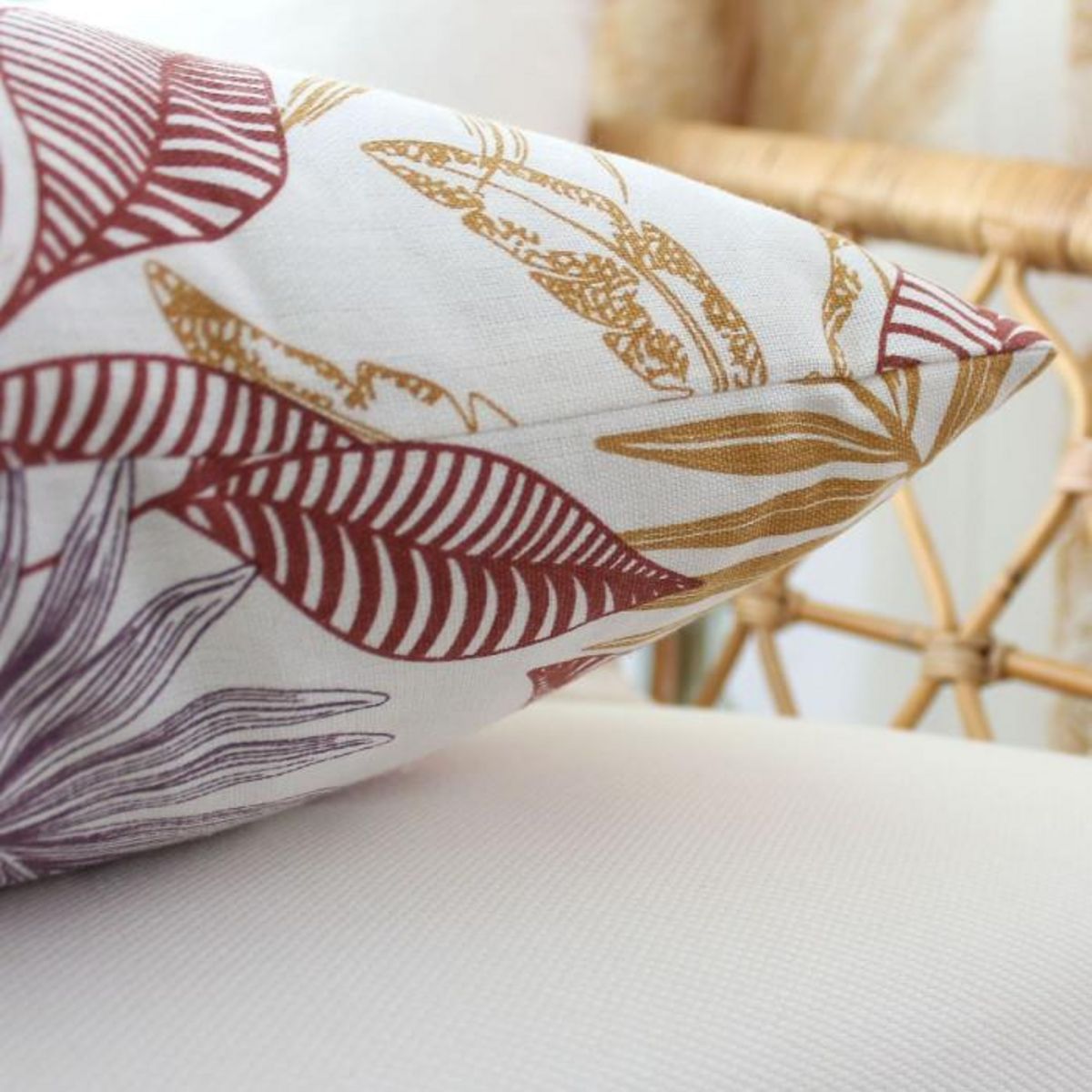 Paris Prix Coussin Déco à Motifs  Hévéa  40x40cm Multicolore