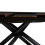 Voir la diapositive 5 : ATMOSPHERA Table à manger extensible pour 6 personnes SANDRI - Marron