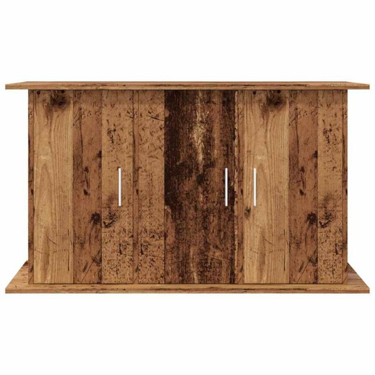 VIDAXL Support pour aquarium vieux bois 101x41x58 cm bois d ingénierie