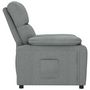Voir la diapositive 4 : VIDAXL Fauteuil inclinable Gris fonce Tissu
