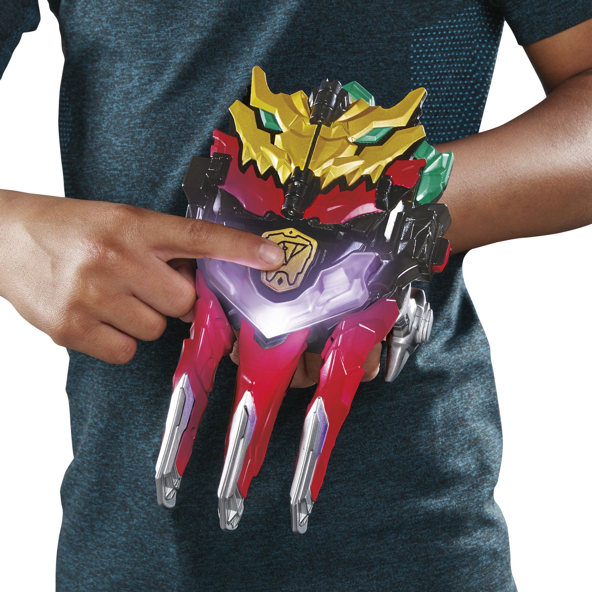Voir la diapositive 4 : HASBRO Figurine Power Ranger Dino Fury Knight Morpher électronique 