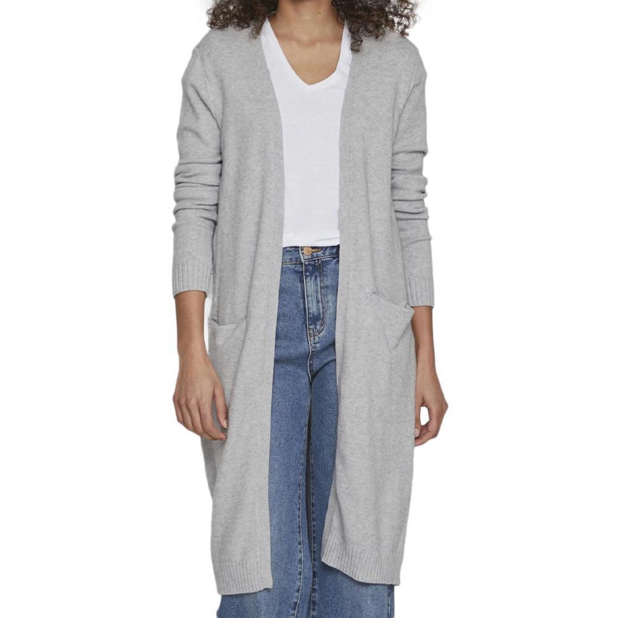 Voir la diapositive 1 : Vila Gilet Gris Femme Vila Viril