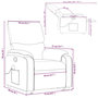 Voir la diapositive 6 : VIDAXL Fauteuil de massage inclinable Gris clair Tissu