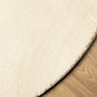 Voir la diapositive 4 : VIDAXL Tapis HUARTE a poils courts doux et lavable creme Ø 80 cm
