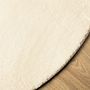 Voir la diapositive 4 : VIDAXL Tapis HUARTE a poils courts doux et lavable creme Ø 80 cm