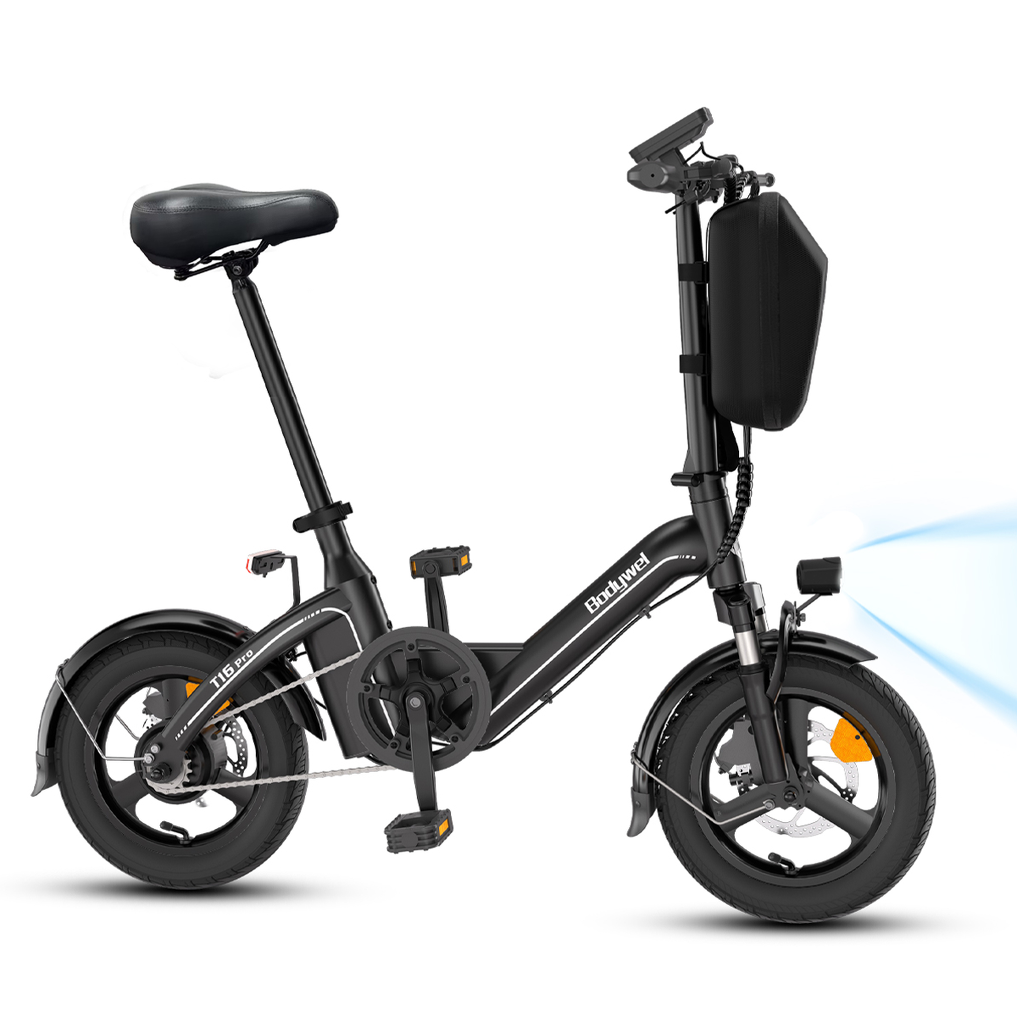 Voir la diapositive 1 : BODYWEL Mini vélo électrique pliable bodywel t16 pro
