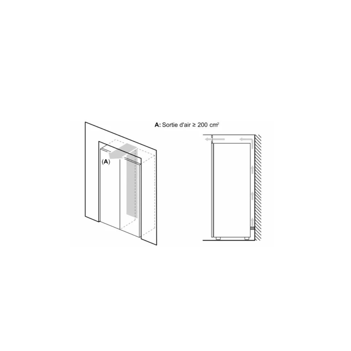 BOSCH Congélateur armoire 60cm 242l no frost - GSN36CWEP