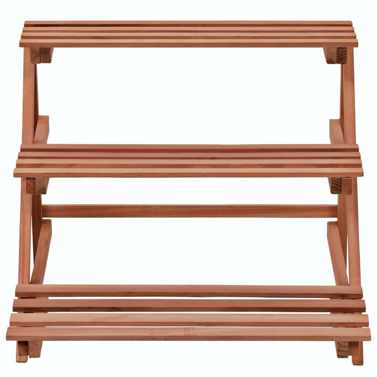 VIDAXL Support a 3 niveaux pour plantes Bois de cedre 48 x 45 x 40 cm