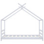 Voir la diapositive 4 : VIDAXL Cadre de lit d'enfant Blanc Bois de pin massif 80x160 cm