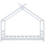 Voir la diapositive 4 : VIDAXL Cadre de lit d'enfant Blanc Bois de pin massif 80x160 cm