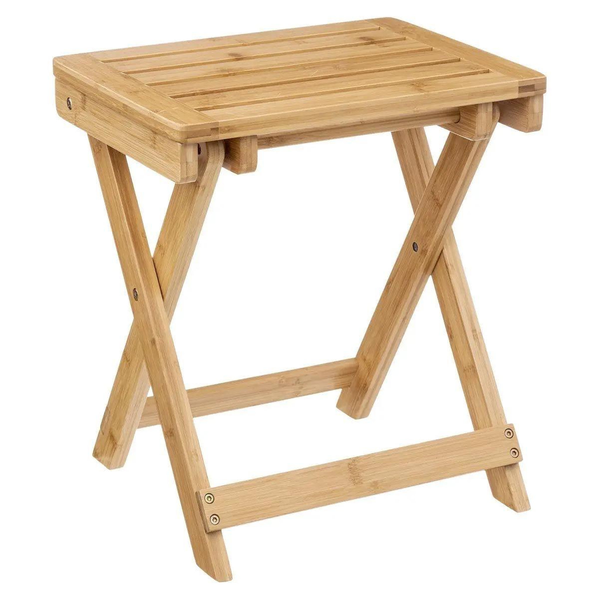 FIVE Tabouret pliable  bambou  44cm naturel