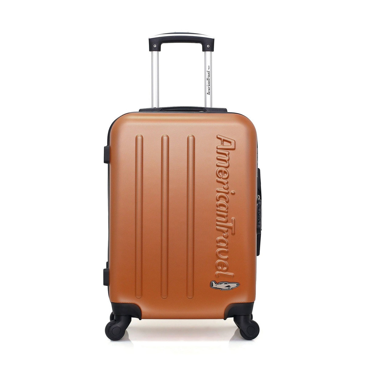 AMERICAN TRAVEL AMERICAN TRAVEL - Valise Cabine ABS BRONX 4 Roues 55 cm