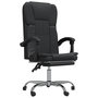 Voir la diapositive 2 : VIDAXL Fauteuil inclinable de bureau Noir Similicuir