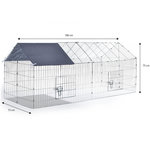 ID MARKET Enclos grillagé pour petits animaux en acier galvanisé