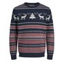 Voir la diapositive 3 : Jack & Jones Pull de Noël  Homme Jack & Jones Jjxmas Snowball Knit