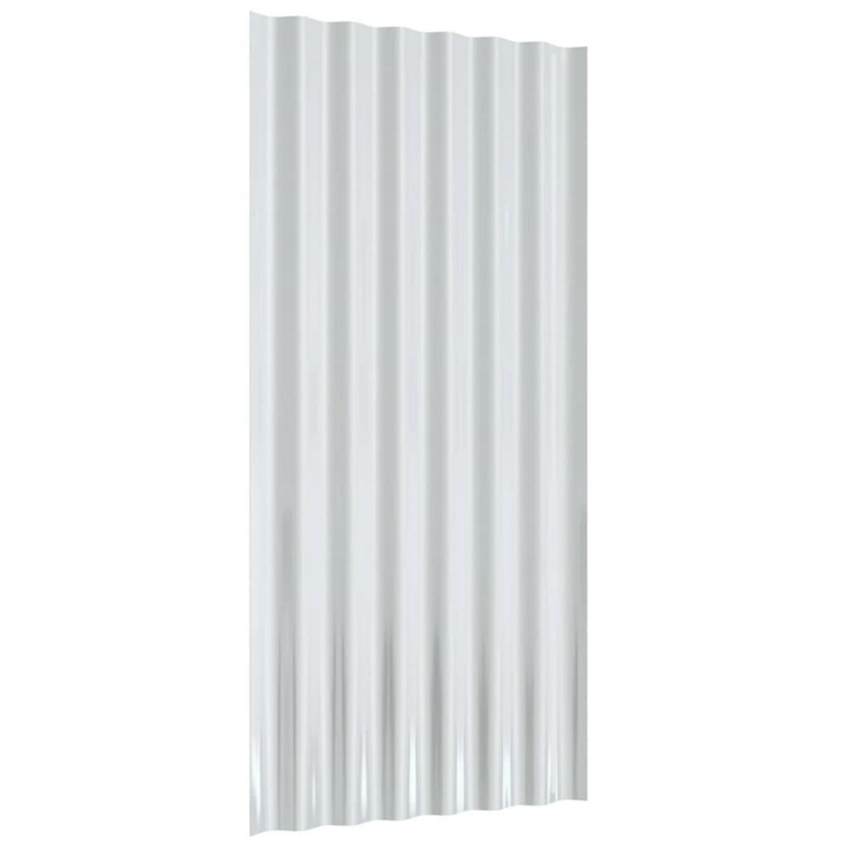 VIDAXL Panneaux de toiture 36 pcs Acier Anthracite 80x36 cm