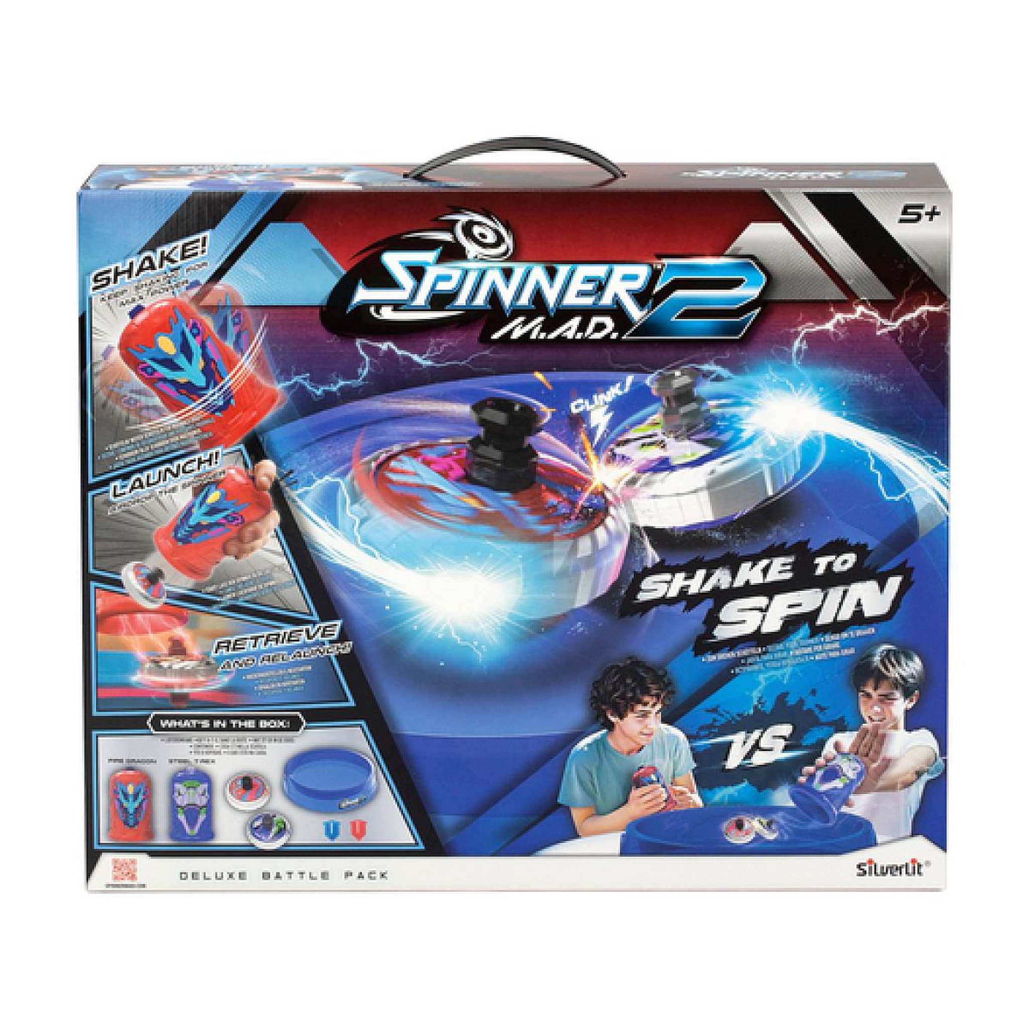 Voir la diapositive 4 : SILVERLIT spinner m.a.d. 2 deluxe toupie