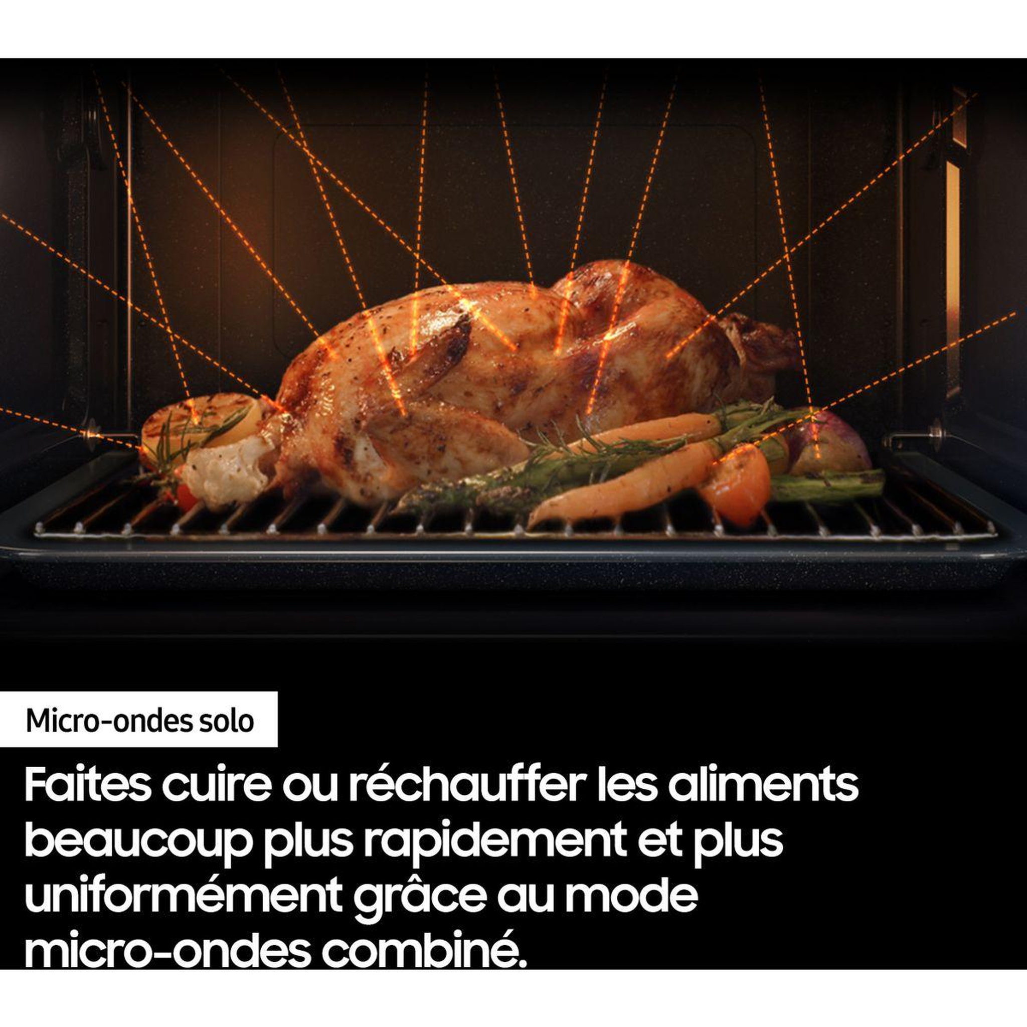 Voir la diapositive 4 : Samsung Micro ondes encastrable nq5b4513gbb