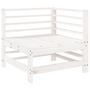 Voir la diapositive 3 : VIDAXL Salon de jardin 6 pcs Blanc Bois de pin massif