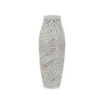 Paris Prix Vase Design en Résine  Oblix  50cm Blanc