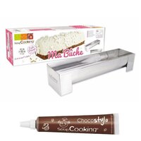 MOULE POUR BUCHE GLACEE MONTAGNE - SCRAPCOOKING sur marjanemall