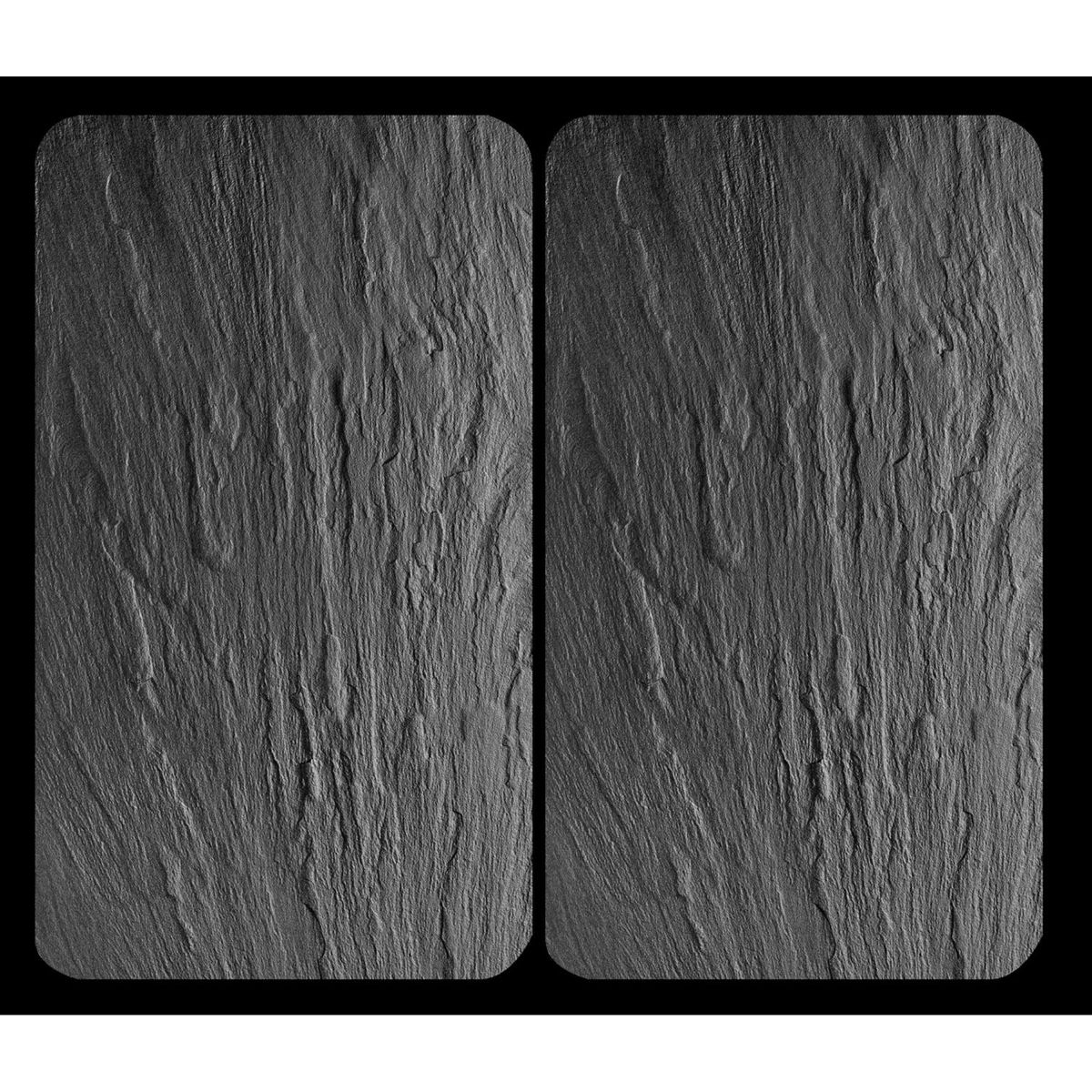 Wenko 2 Couvre-plaques universel - Ardoise