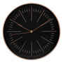 Voir la diapositive 1 : ATMOSPHERA Horloge Murale Design  Edith  30cm Noir & Cuivre